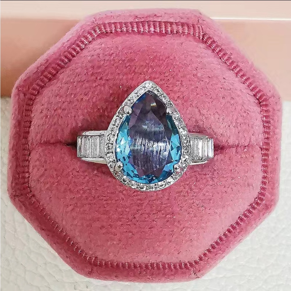 New 925 Silver Elegant Promise Jewelry  Ring - Picture 4 of 5